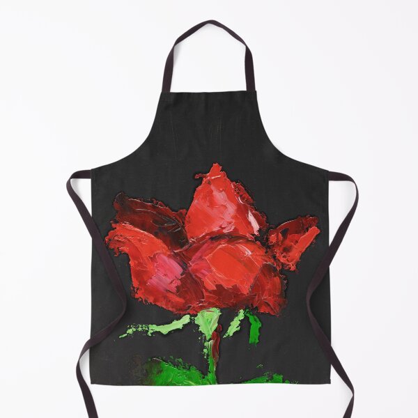 Item preview, Bright Red Rose Oil Paitning Print designed and sold by NatalyMak.