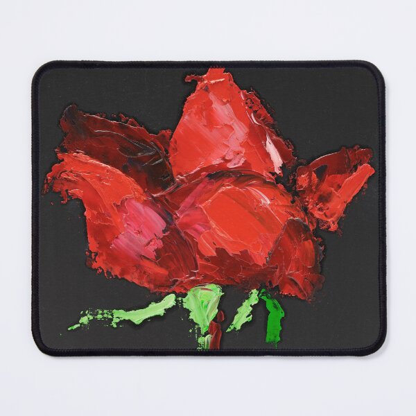 Item preview, Bright Red Rose Oil Paitning Print designed and sold by NatalyMak.