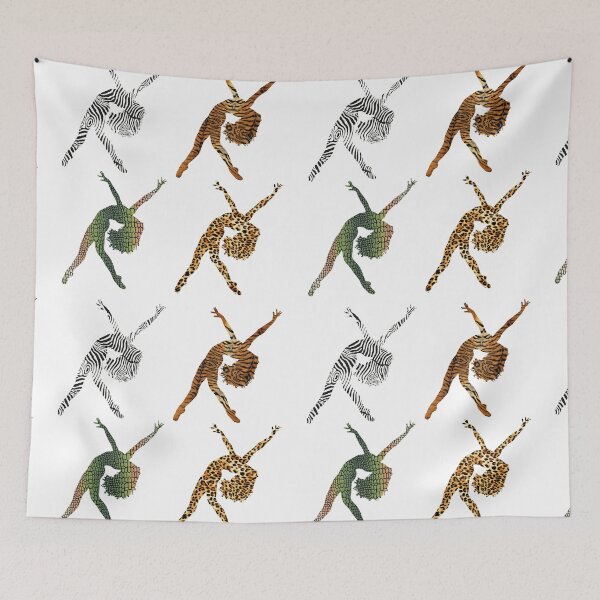 Item preview, LYRICAL BALLET - BALLERINA SILHOUETTES - ANIMAL PRINTS - STICKER PACK designed and sold by KoolDsignsDANCE.