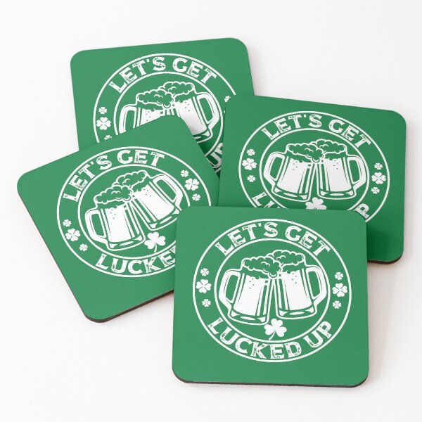 Item preview,  let's get lucked up , let's get lucked up st patrick's day, Fun St Patrick's Day, designed and sold by SmileYreAmazing.