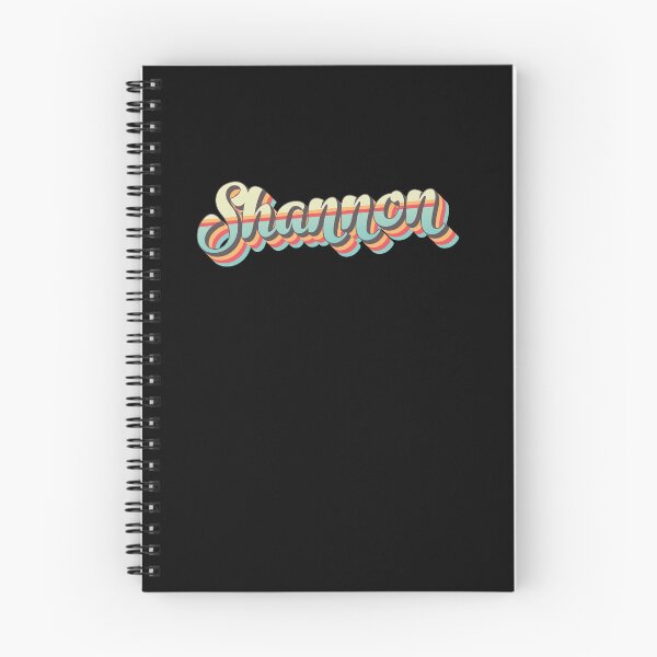 Item preview, Shannon name - cool 70s retro font surf style design designed and sold by NameTheory.