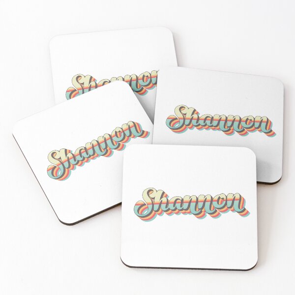 Item preview, Shannon name - cool 70s retro font surf style design designed and sold by NameTheory.