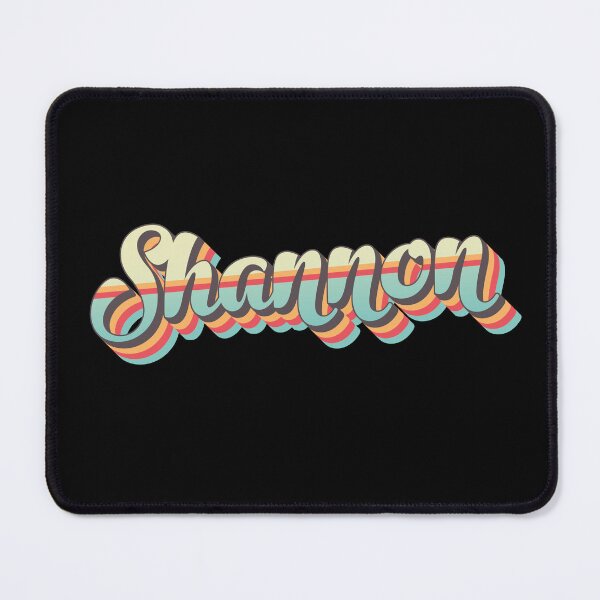Item preview, Shannon name - cool 70s retro font surf style design designed and sold by NameTheory.