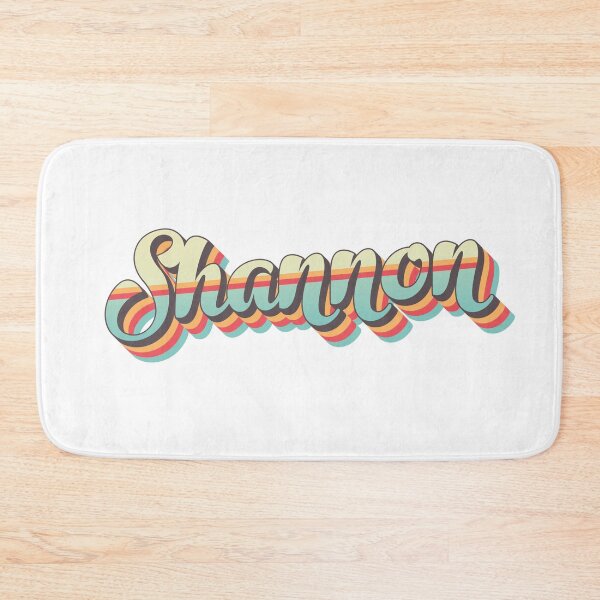 Item preview, Shannon name - cool 70s retro font surf style design designed and sold by NameTheory.