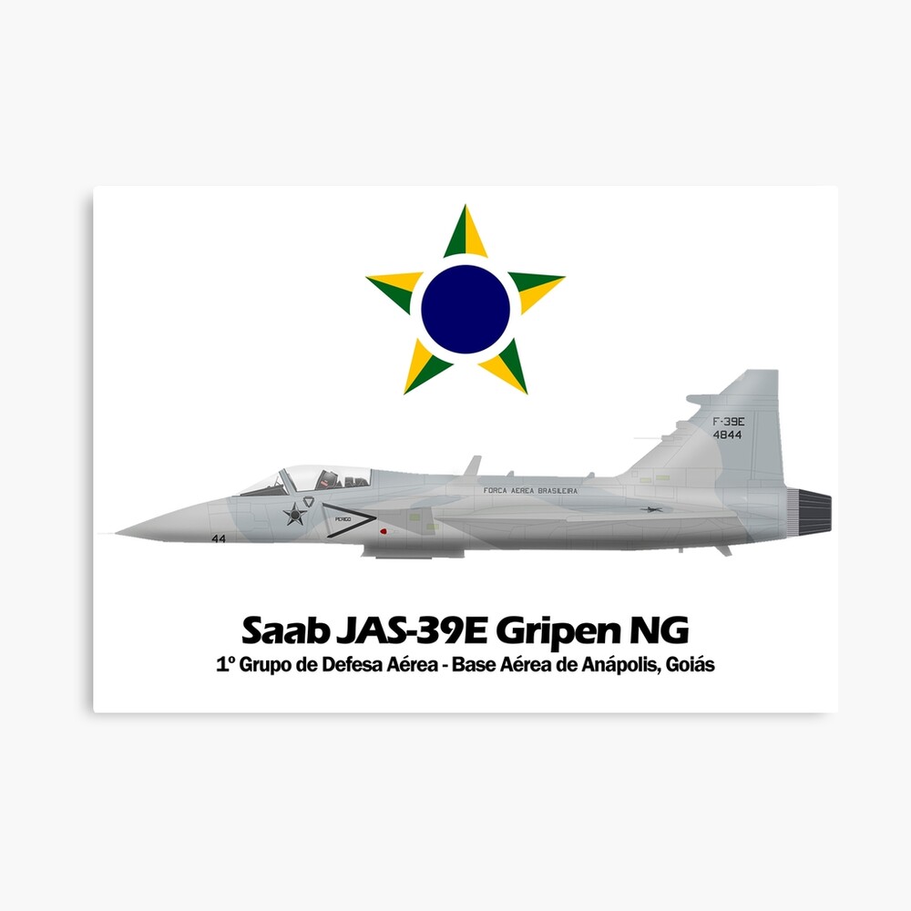 Lamina Fotografica Jas 39e Gripen Ng Fuerza Aerea Brasilena De Magazinecombate Redbubble