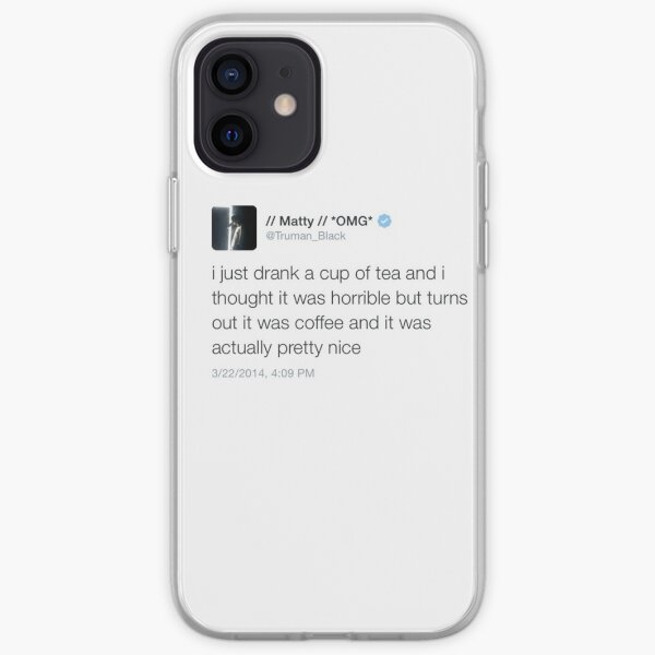 Matty Healy Coffee Tweet Mug iPhone Soft Case