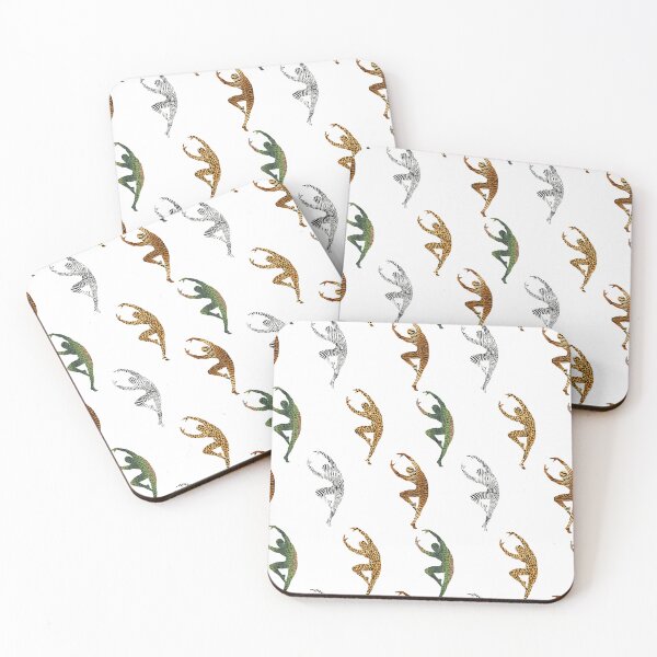 Item preview, LYRICAL BALLET - MALE DANCER SILHOUETTES - ANIMAL PRINTS - STICKER PACK designed and sold by KoolDsignsDANCE.