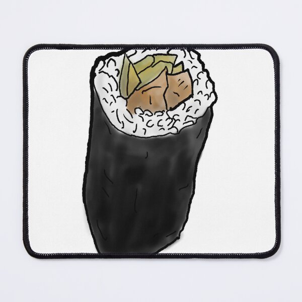 Item preview, Sushi roll - no soy sauce - watercolour designed and sold by Dopamine Dumpster.