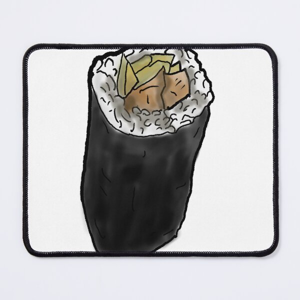 Item preview, Sushi roll - soaked in soy sauce - watercolour designed and sold by Dopamine Dumpster.