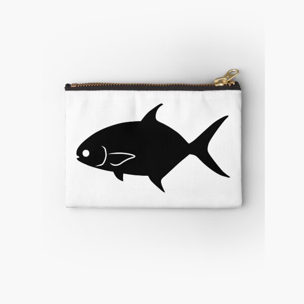 Item preview, Pompano Fish Silhouette (Black) designed and sold by SandpiperDesign.