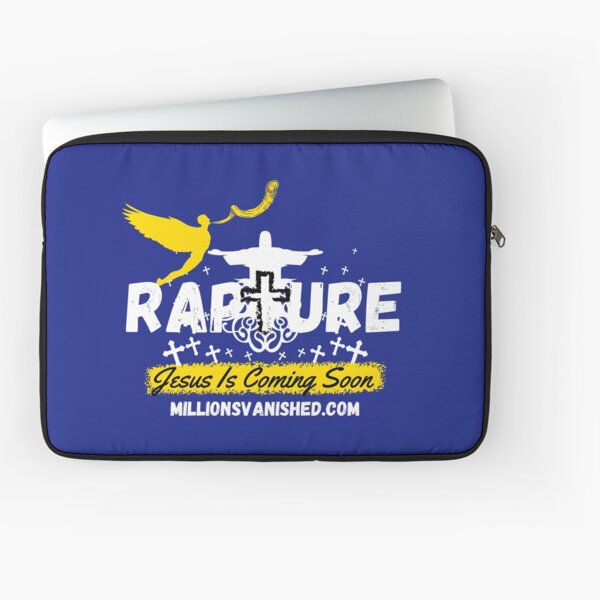 Rapture, Jesus is Coming Soon 2 - Christian Laptop Sleeve