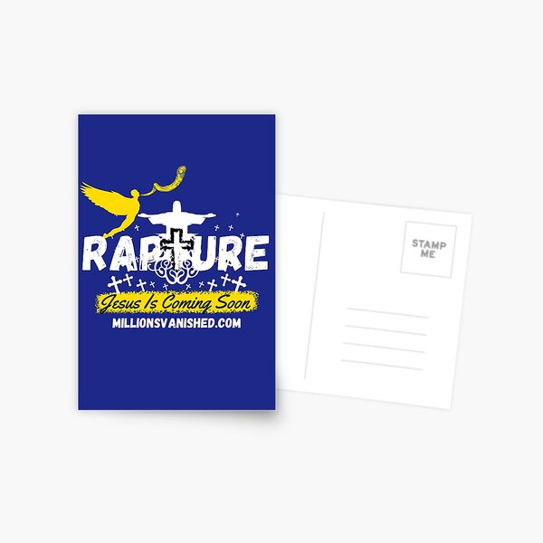 Rapture, Jesus is Coming Soon 2 - Christian Postcard