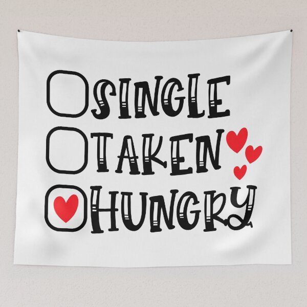 Item preview, Single, Taken, Hungry White designed and sold by adolfobusmente.