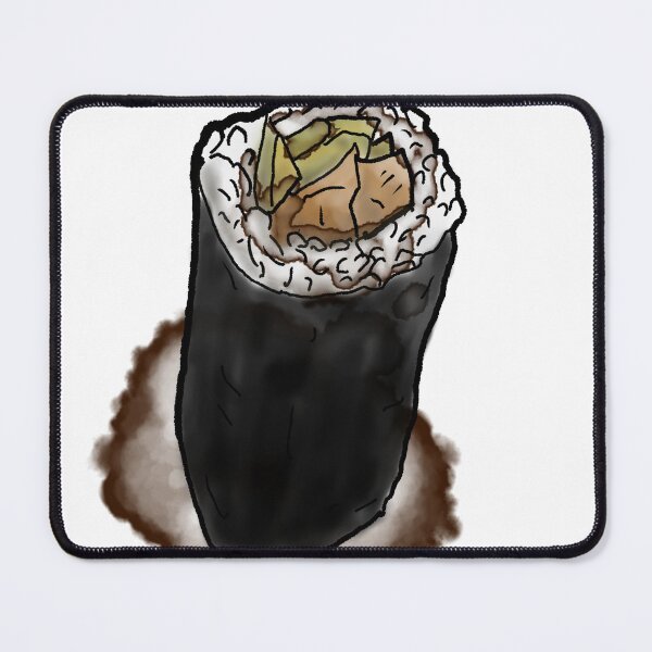 Item preview, Soy sauce drip - Sushi roll - watercolour designed and sold by Dopamine Dumpster.
