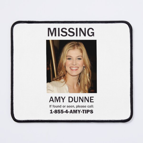 MISSING - AMY DUNNE (GONE GIRL) Pin for Sale by whythelpface