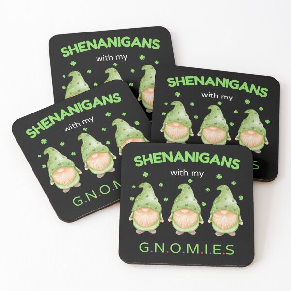 Aperçu de l'œuvre Shenanigans With My Gnomies St Patricks Day Gnome Shamrock créée et vendue par SAABDERRAHIM.