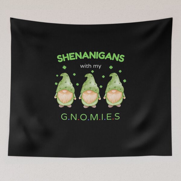 Aperçu de l'œuvre Shenanigans With My Gnomies St Patricks Day Gnome Shamrock créée et vendue par SAABDERRAHIM.