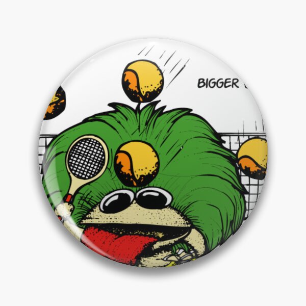 Item preview, Bigger Balls- Tennis Player Clamkin Cartoon featuring Charlie Loudmouth designed and sold by Bruce Ingrassia.