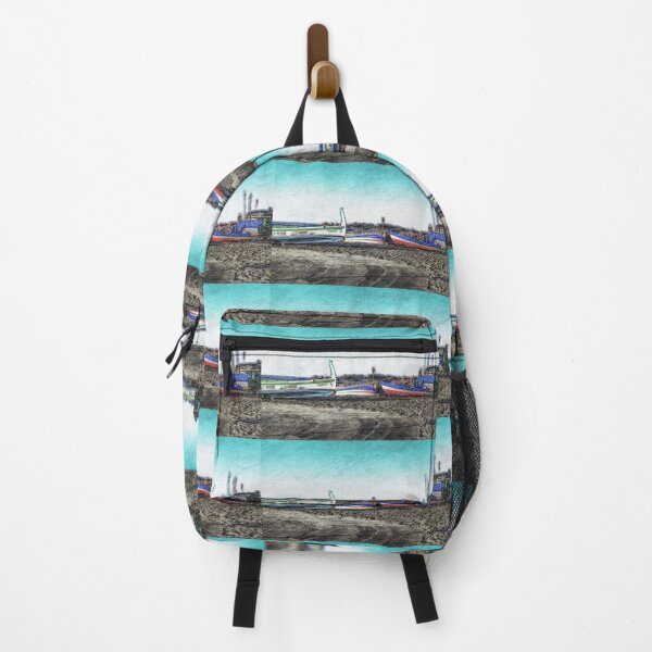 Item preview, Pencil effect of 3 boats on a beach in Benidorm mainland Spain. designed and sold by PicsByTony.