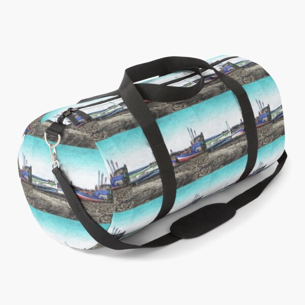 Item preview, Pencil effect of 3 boats on a beach in Benidorm mainland Spain. designed and sold by PicsByTony.