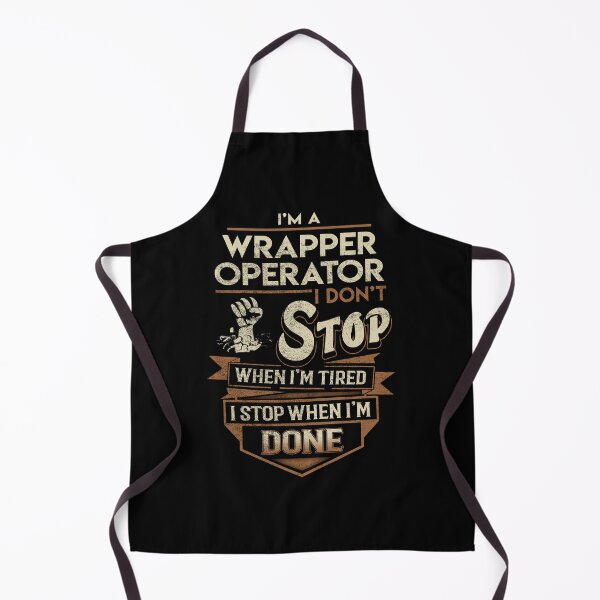 Item preview, Wrapper Operator T Shirt - I Stop When Done Job Gift Item Tee designed and sold by natalinedk.