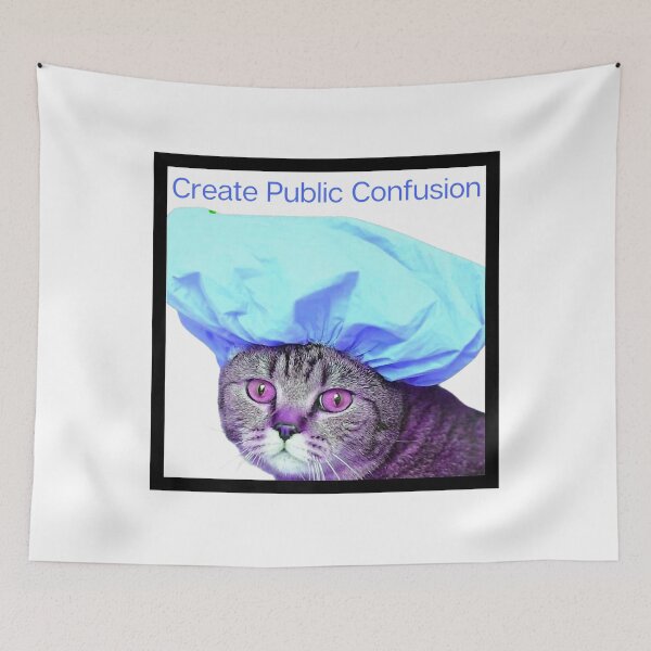 Item preview, Confrontational Cats - Create Public Confusion Premium T-Shirt designed and sold by DianaChloe.
