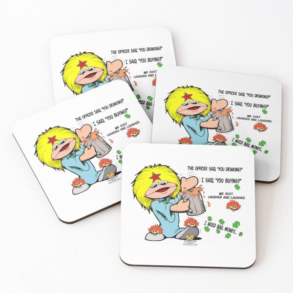 Item preview, Clamkin Cartoon Joke with Typography About Drinking...I need bail money designed and sold by Bruce Ingrassia.