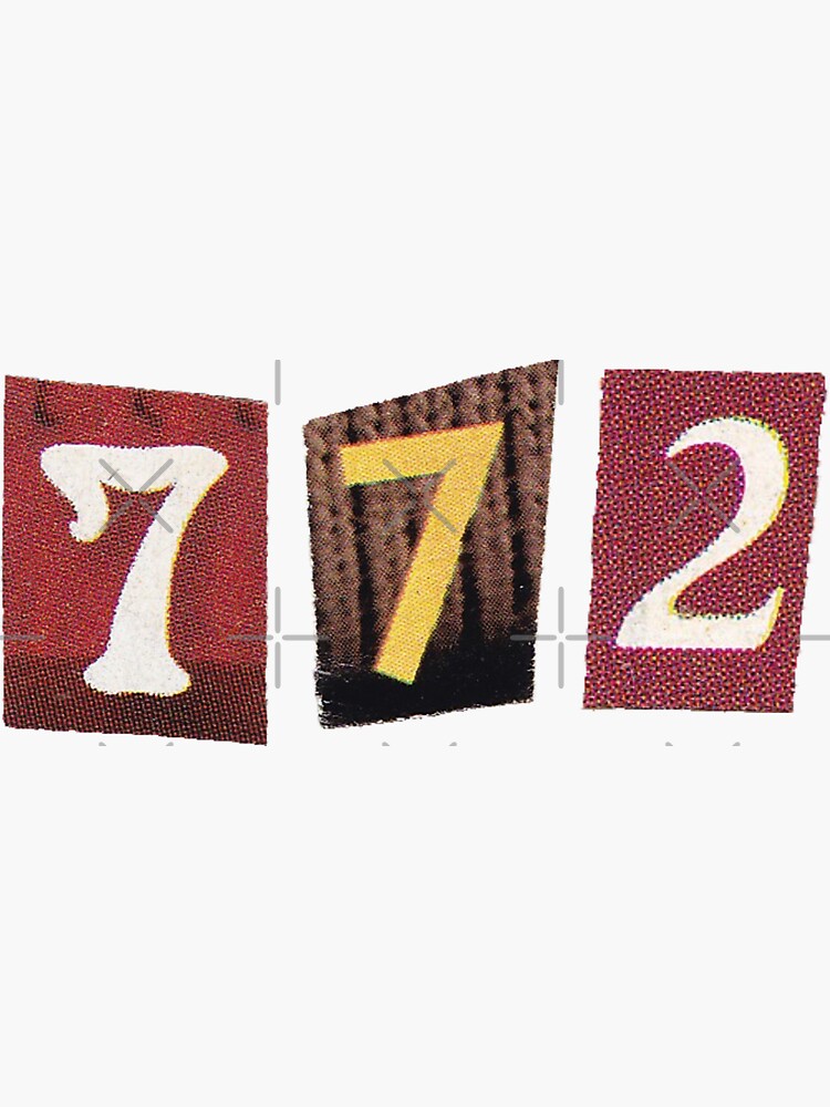 772 area code zip code location scrapbook | Sticker