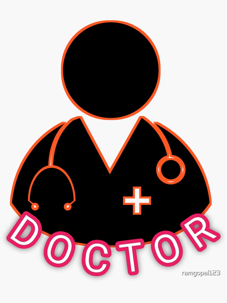 GEO ONE - Doctor plus logo reflective sticker for car and bike, size L X H  (7 cm X 7 cm) - Red with White (4 pieces as image)