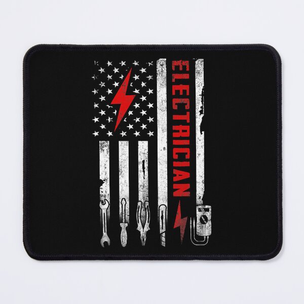 Item preview, Electrician Patriotic American Flag Electrician Gift designed and sold by SageTobias.