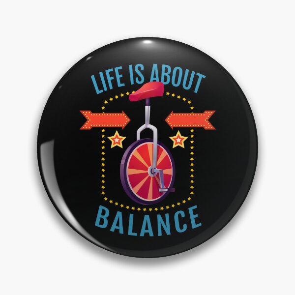 Item preview, Life Is About Balance Unicycle designed and sold by MooonTees.