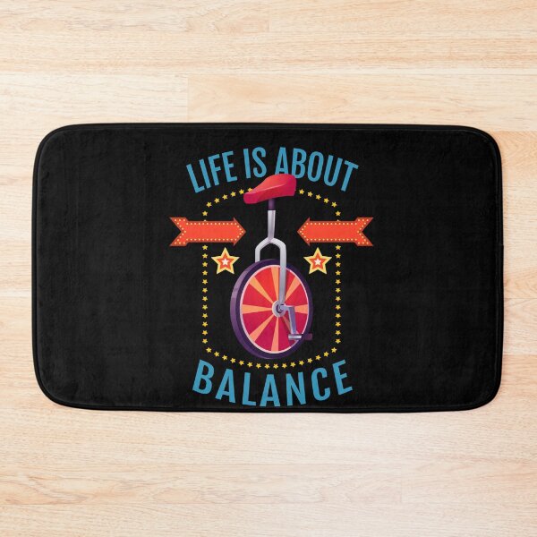 Item preview, Life Is About Balance Unicycle designed and sold by MooonTees.
