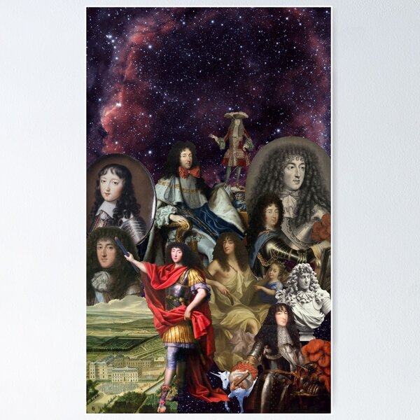 Portrait of the French king Louis XIV painted in 1701 by the French painter  Hyacinthe Rigaud Poster Print Canvas Painting Poster - AliExpress