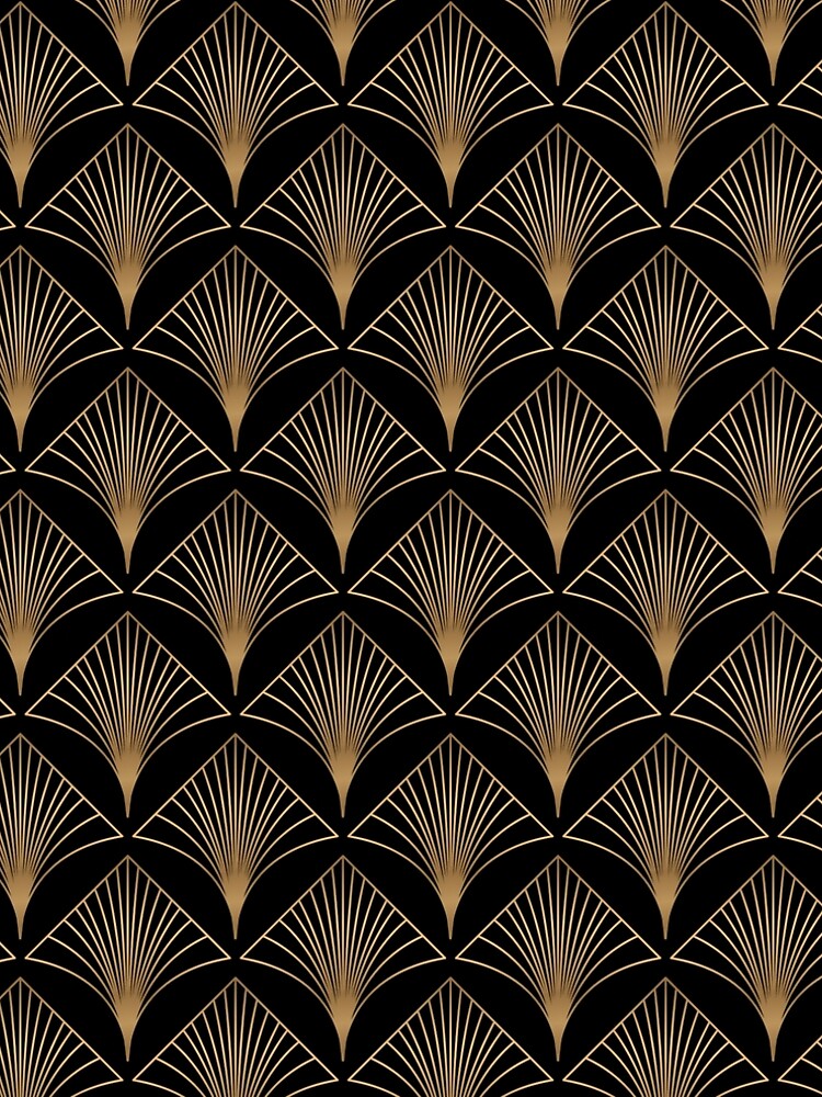 Art Deco Geometric Gold Black Pattern " A-Line Dress for Sale by  AboutMoments | Redbubble