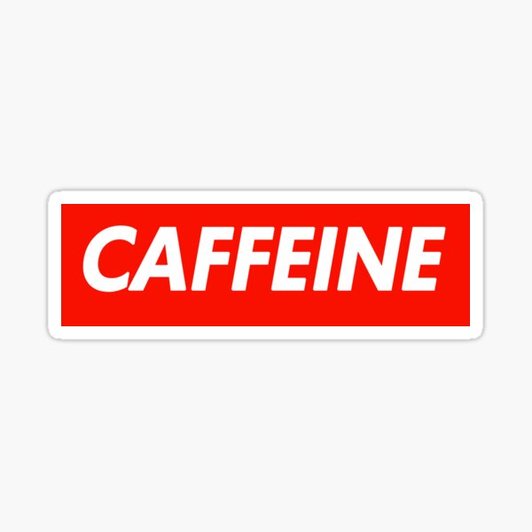 Caffeine Sticker