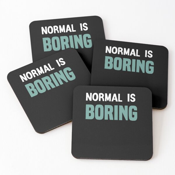 Item preview, Normal Is So Boring,Funny t shirt,not normal shirt, be different, minimalist shirt,normal is boring Caps, extraordinary shirt, be yourself, equality shirt designed and sold by zeyuss.