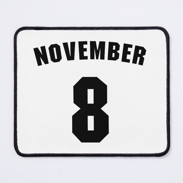 Item preview, Date of birth 8 November birthday gift sport design designed and sold by Panya-Design.