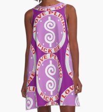 TV Game Show - TPIR (Der Preis ist ...) Ich liebe Plinko Pick Me A-Linien Kleid