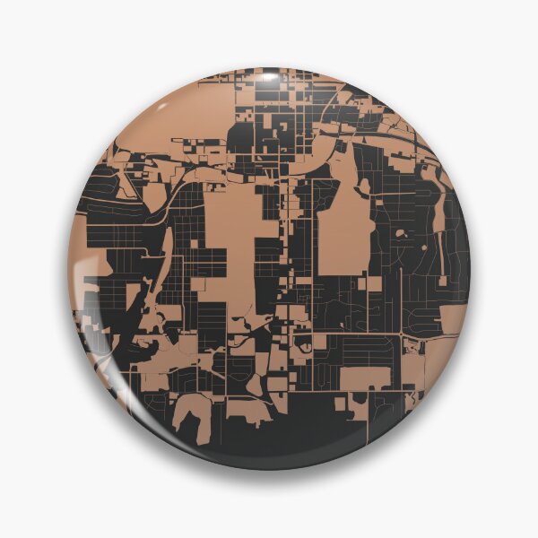 Item preview, Tallahassee Chocolate color Map Art Florida USA designed and sold by EpicMaps.