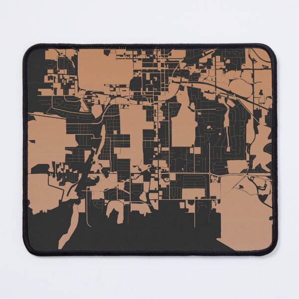 Item preview, Tallahassee Chocolate color Map Art Florida USA designed and sold by EpicMaps.