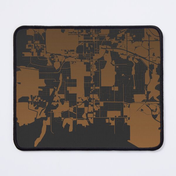 Item preview, Tallahassee coffee color Map Art Florida USA designed and sold by EpicMaps.