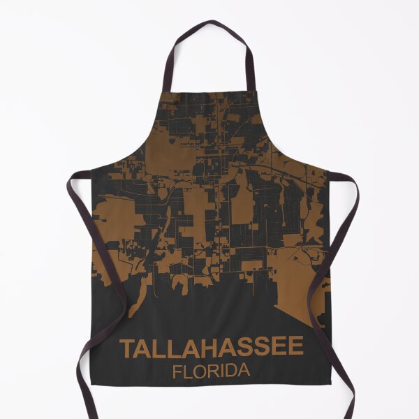 Item preview, Tallahassee coffee color Map Art Florida USA designed and sold by EpicMaps.