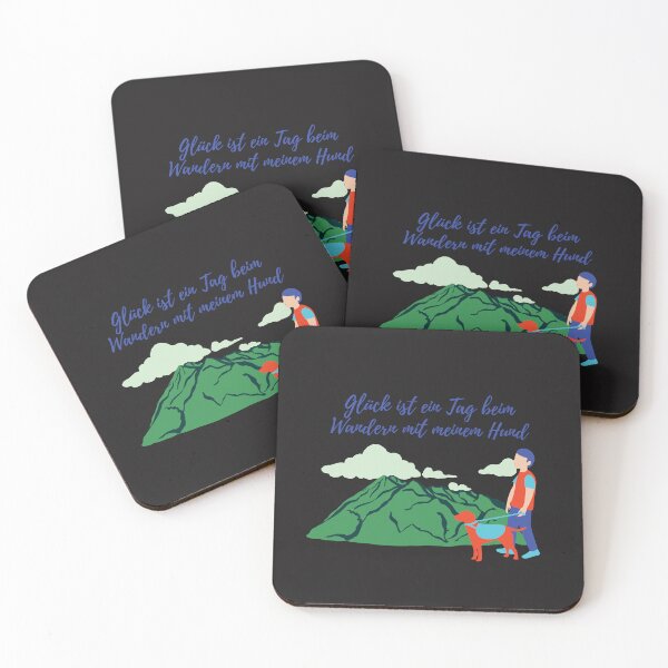 Item preview, Glück ist ein Tag beim Wandern mit meinem Hund designed and sold by Khaila-shop.