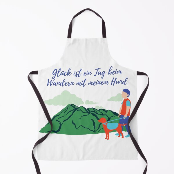 Item preview, Glück ist ein Tag beim Wandern mit meinem Hund designed and sold by Khaila-shop.