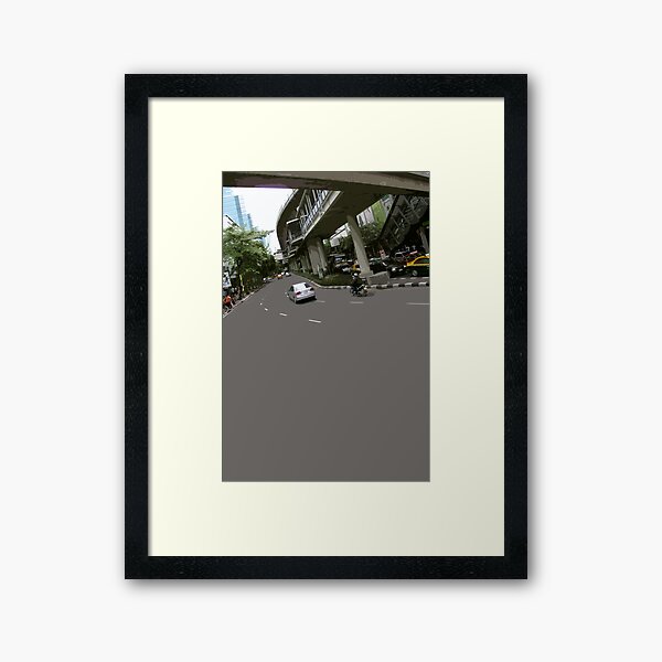 asphalt & bridges 1 Framed Art Print