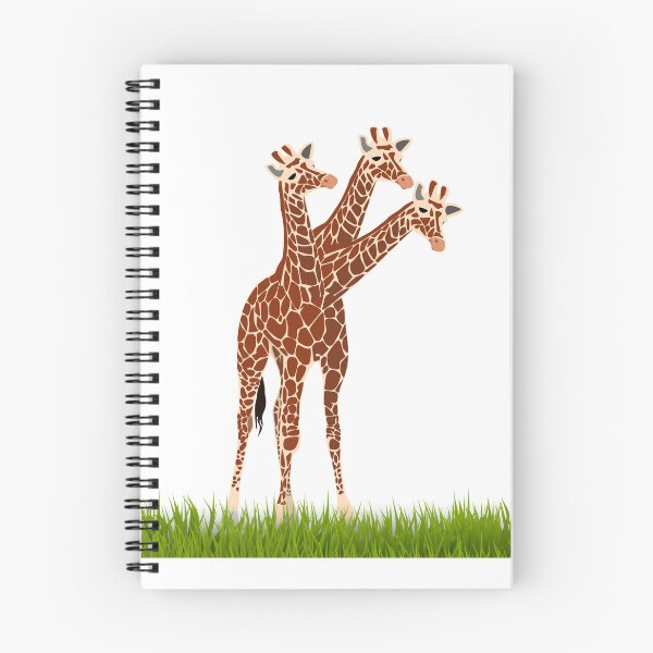 Item preview, Three-necked giraffe  (grass edition) designed and sold by CosmicStory.