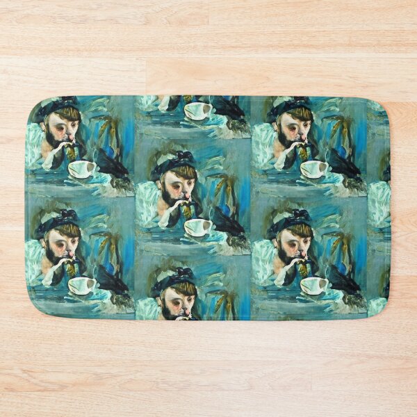 Item preview, AI generated image: Drinking tea, Manet, oil on canvas designed and sold by Mmark94.