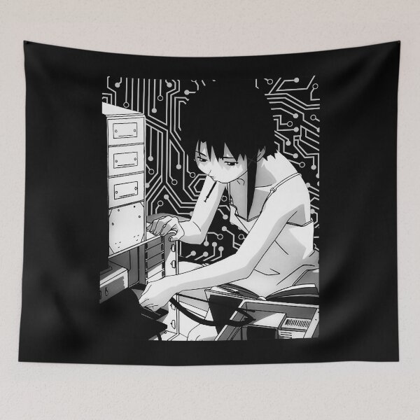 Item preview, Serial Experiments Lain - Cyberpunk Aesthetic Anime - Programmer Girl Classic . designed and sold by mcdonaldleona.
