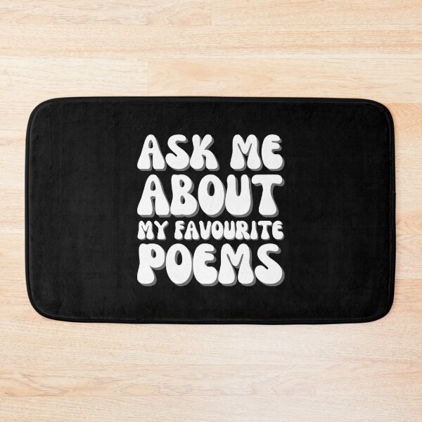 Item preview, Ask Me About My Favourite Poems designed and sold by DAFIN.