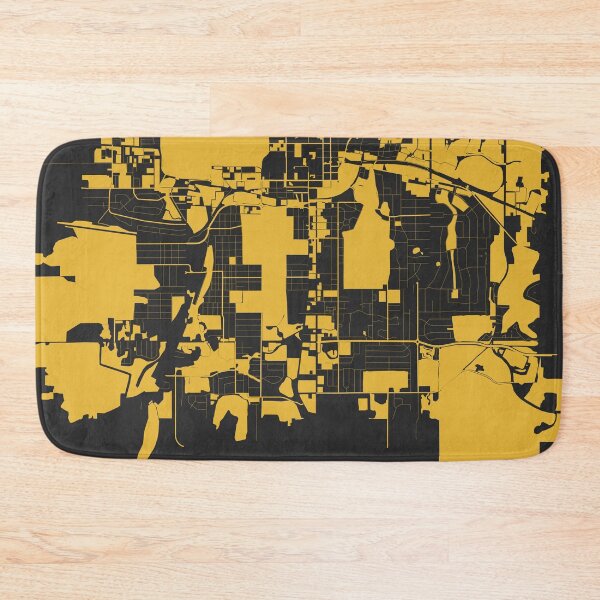 Item preview, Tallahassee Florida USA Black Gold Map Art designed and sold by EpicMaps.